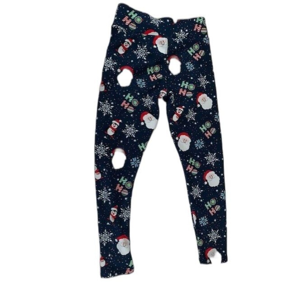 No Boundaries Juniors Yoga Pant Sleep Pant Size Large Christmas